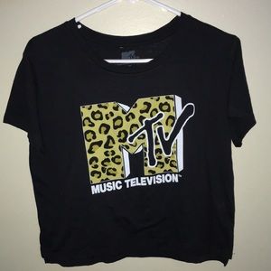 Mtv cropped t-shirt